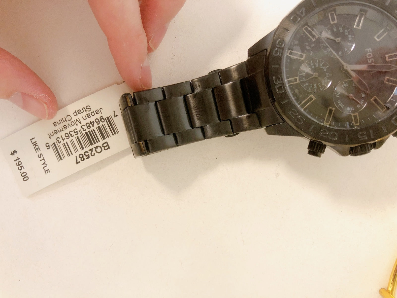 Fossil BQ2587 Bannon Multifunction Black Tone Stainless Steel Watch Fossil BQ2587 Bannon Multifunction Black Tone Stainless Steel Watch